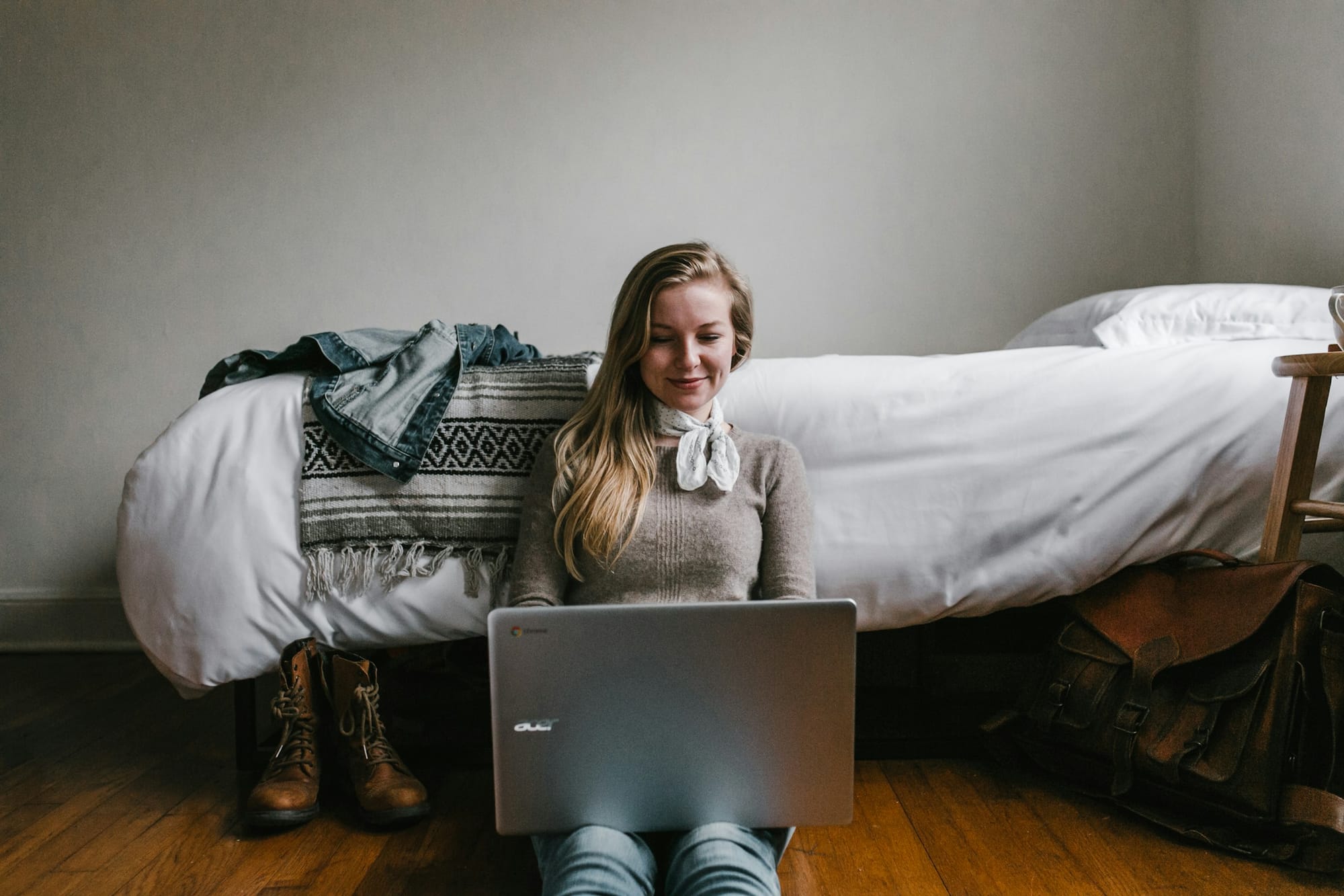 woman on a laptop - How to Balance a Busy Schedule 