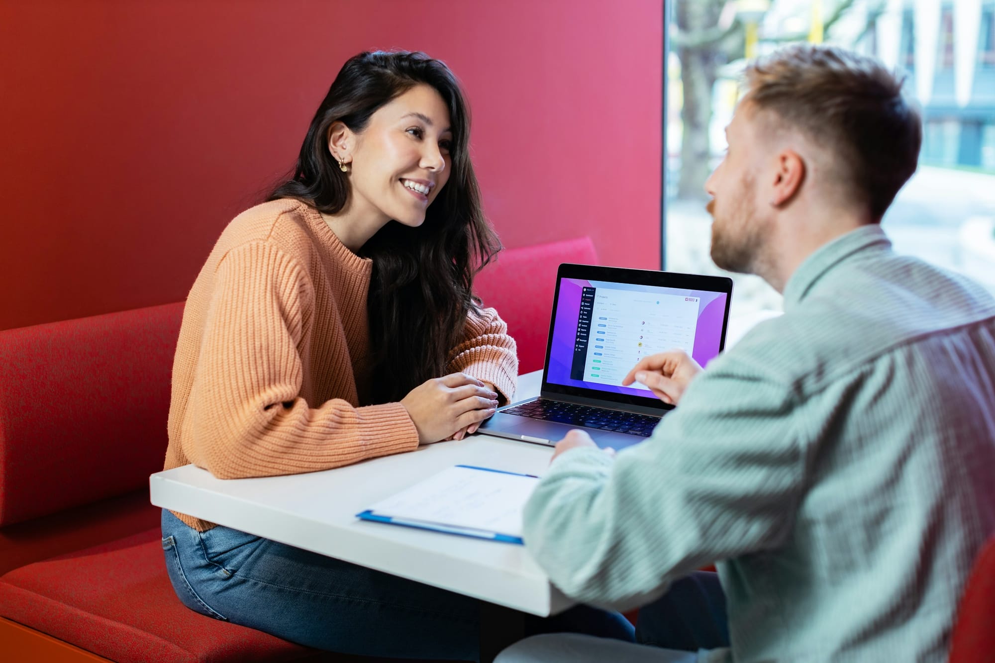 Woman Smiling - AI Employee Scheduling