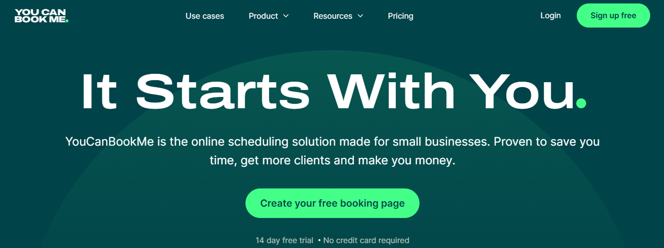 you can book me -  Best Scheduling Apps for Small Business 