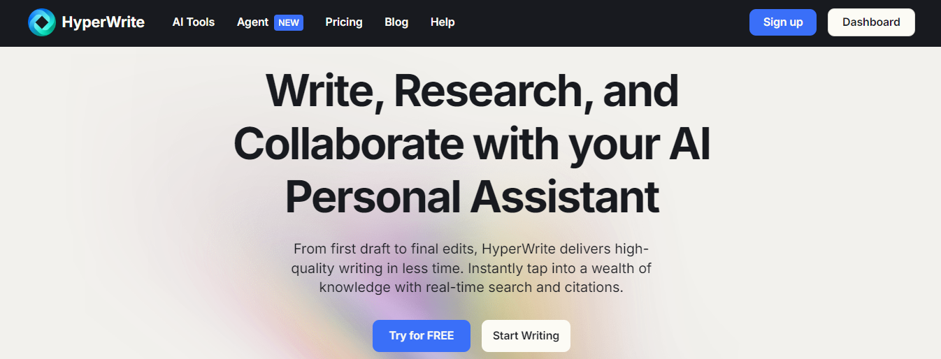 hyper write - Best AI Productivity Tools