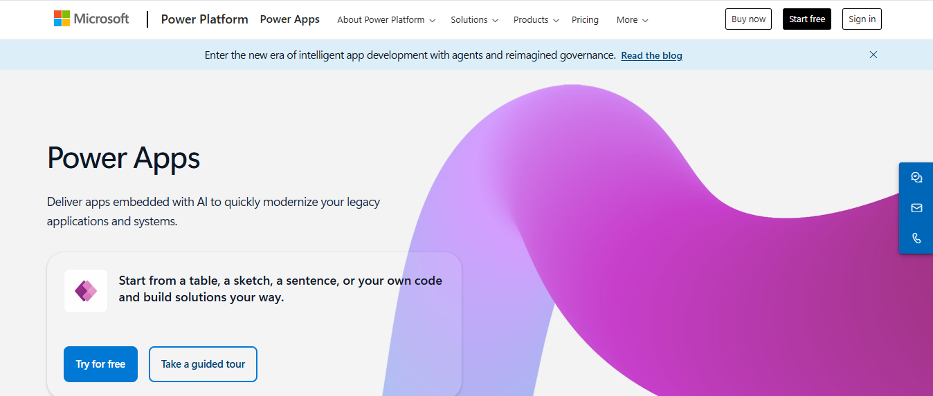 power apps - Microsoft Productivity Tools