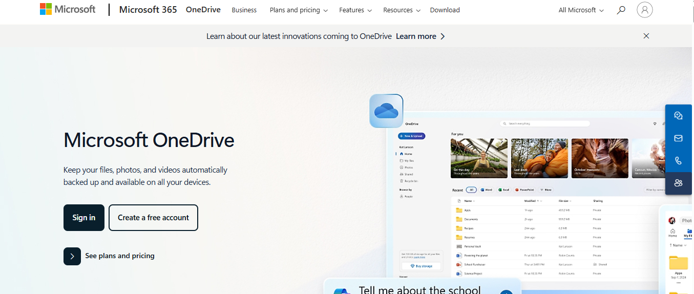 one drive - Microsoft Productivity Tools