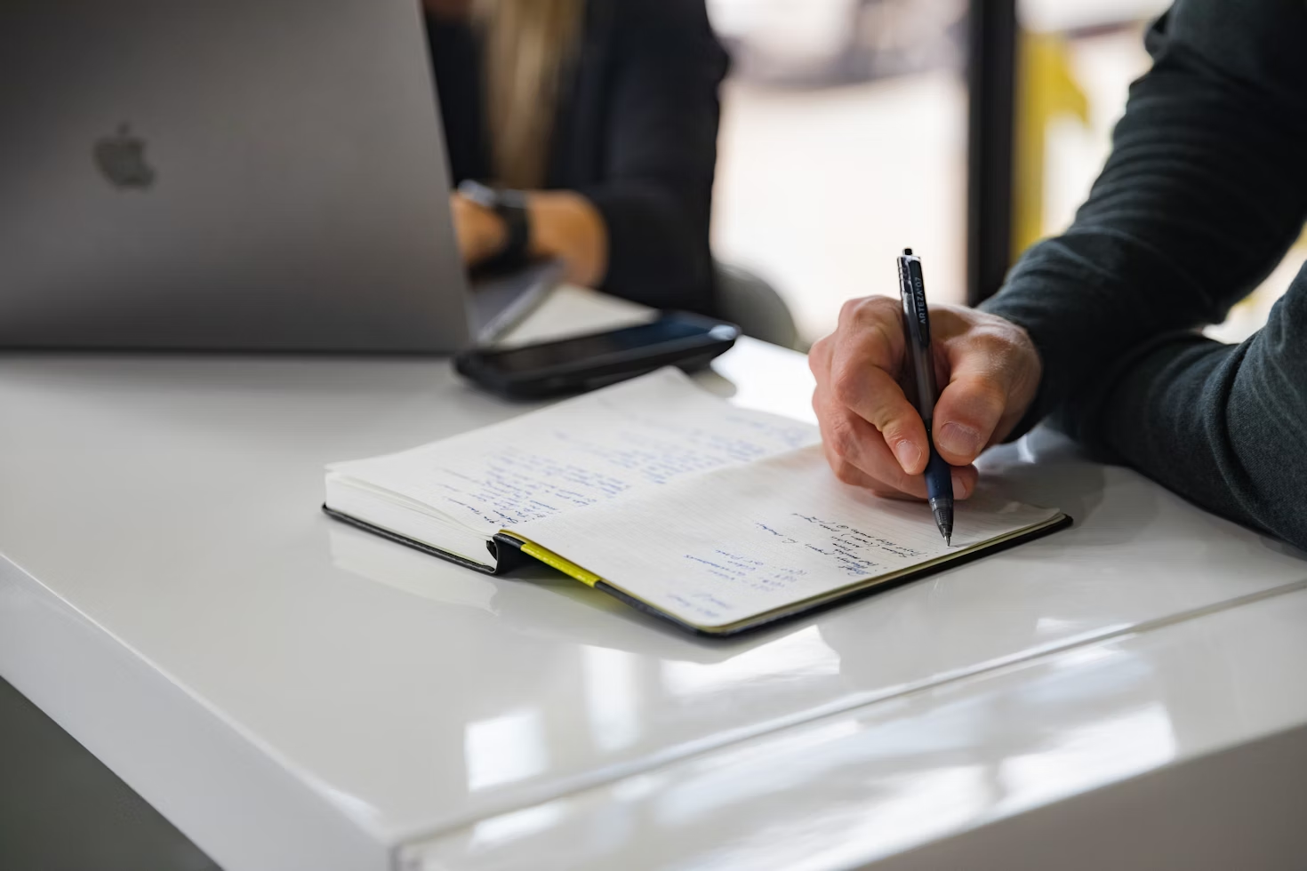 man writing - Creative Note-Taking Ideas