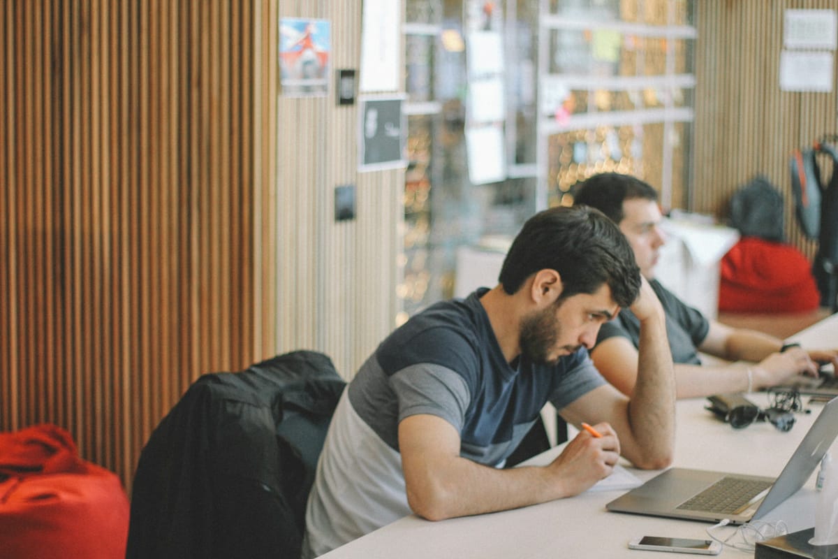 Man Working - Meeting Deadlines