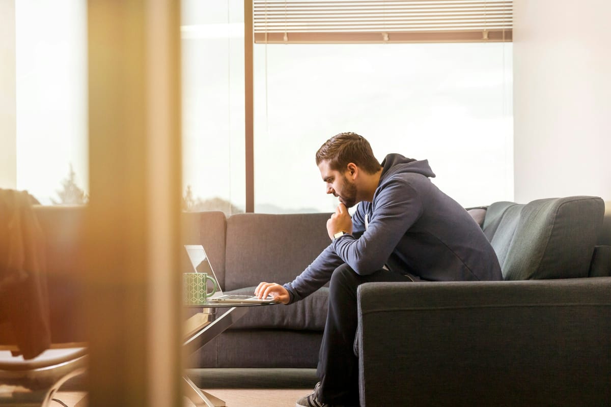 Man Working - How to Use AI to Write Emails