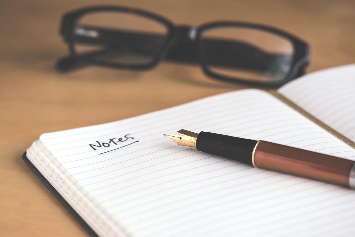 notebook - Secretary Meeting Notes Template